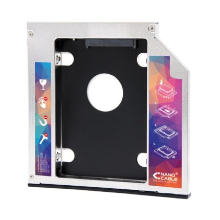 adaptador nanocable disco duro 9.5mm para unidad optica portatil 12.7mm