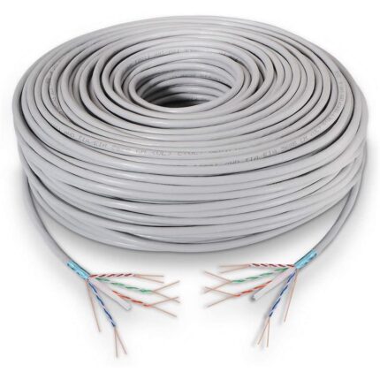 cable de red bobina cat.6 ftp 100m aisens grey
