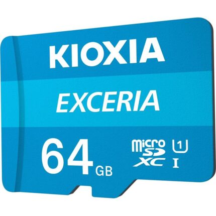 memoria micro sd 64gb toshiba kioxia hc c10 + adaptador sd