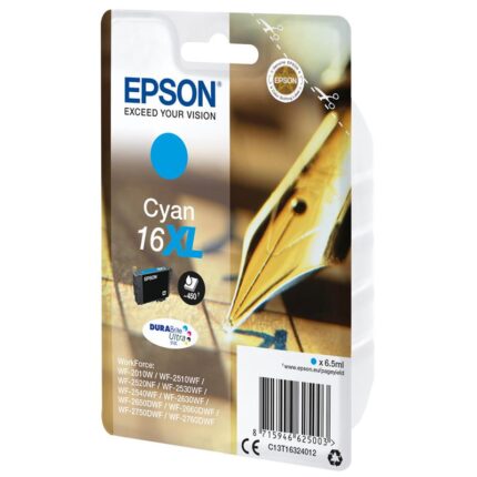 tinta epson c13t16324012 cyan t1632 16xl