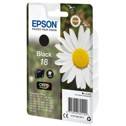 tinta epson c13t18014012 t1801 black 18