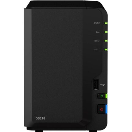 unidad nas synology 2 hdd disktation cpu 1.4ghz 4 nucleos ds218play