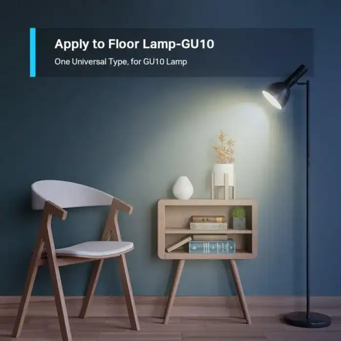 Lámpara de pie moderna para decoración.