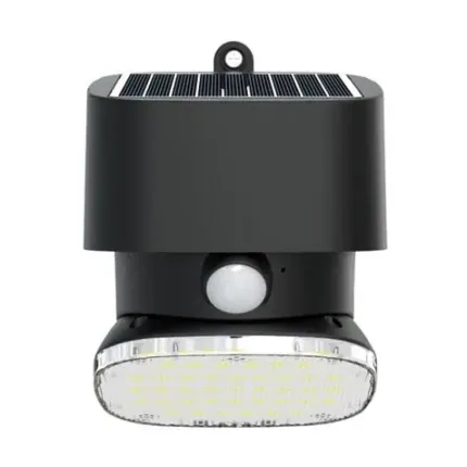 foco solar design serie pro 2000lm negro elbat