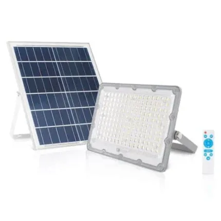 foco led solar 100w 2700lm + control remoto elbat