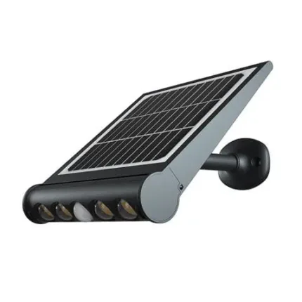 foco solar multifunciÓn 8w 950lm con sensor elbat