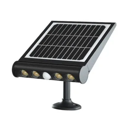 foco solar multifunciÓn 8w 950lm con sensor elbat