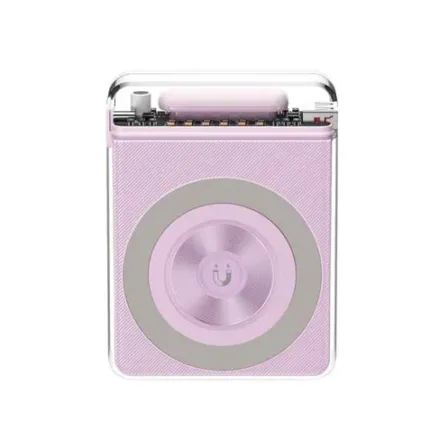 powerbank magnÉtica mini pr226 led 10000mah | usb + tipo c | violeta xo
