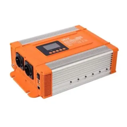 convertidor de corriente onda pura con pantalla lcd 1200w elbat