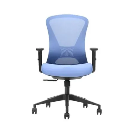 silla oficina gama senior se1700 azul cromad
