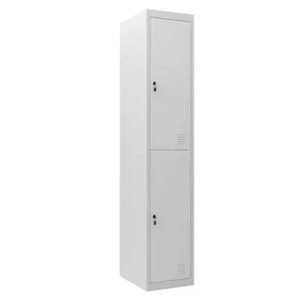 taquilla metÁlica 2 puertas 1800x300x500mm cromad