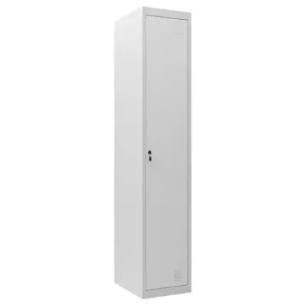 taquilla metÁlica 1 puerta 1800x300x500mm cromad