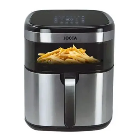 freidora de aire 10 litros inox con ventana jocca