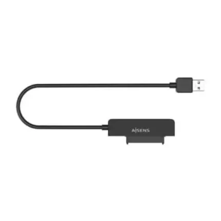 adaptador usb 3.1 usb a sata 2.5/3.5 aisens black