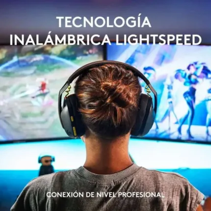 auriculares + microfono gaming logitech g435 bluetooth lightspeed black