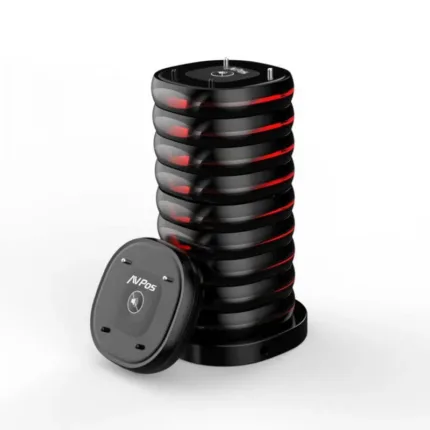 avisador de clientes avpos 10 uds + base de carga + teclado