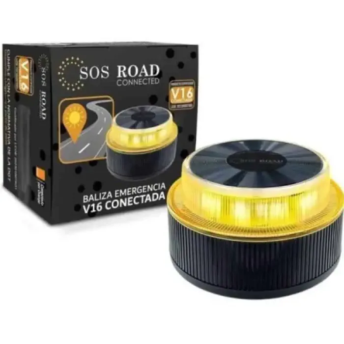 baliza emergencia coche sos road connected v16 homologado gps