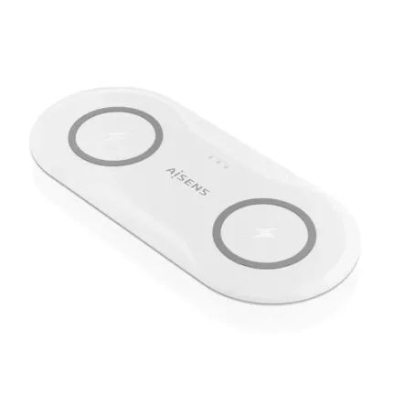 base de carga aisens wireless smartphone/auricular 15w usb c white