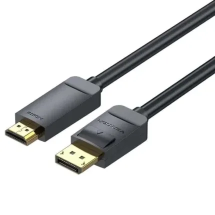 cable conversor vention display port m hdmi 1.4 4k 1m black