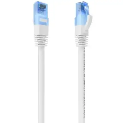 Cable de red Ethernet para fibra óptica.