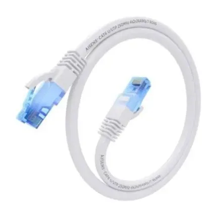 cable de red cat.6 utp 20m aisens white