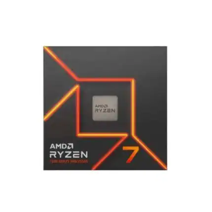 Procesador AMD Ryzen 7 de alta velocidad y rendimiento para ordenadores. Compatibilidad con tecnología avanzada.