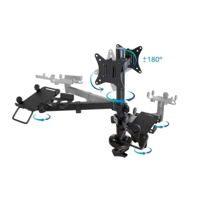 soporte de mesa avpos 4 1 para tpv/monitor/impresora/datafono
