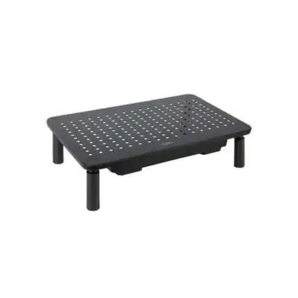Elevador de escritorio ajustable para monitor y portátil en oficina y hogar.
