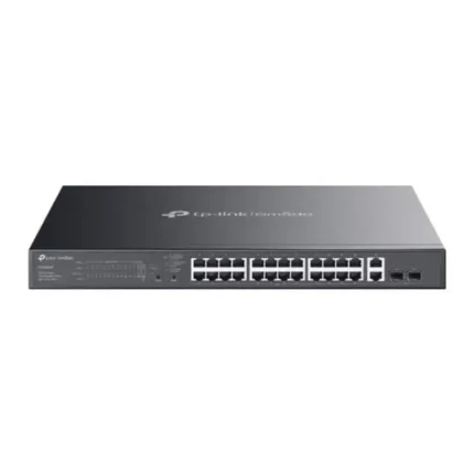 switch tp link gigabit 28 puertos 2xsfp semigestionable poe+