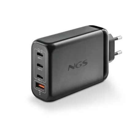 cargador de portatil ngs bud gan 3xusb c/usb a 140w black
