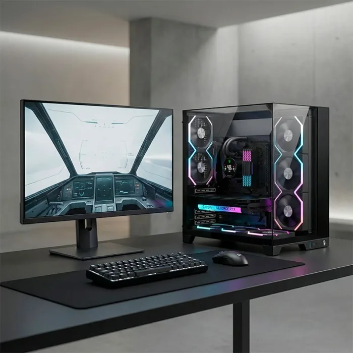 ordenador gaming infinity pro rgb i7 14700k/32gb/ssd1tb nvme/wifi/r.liq/800w