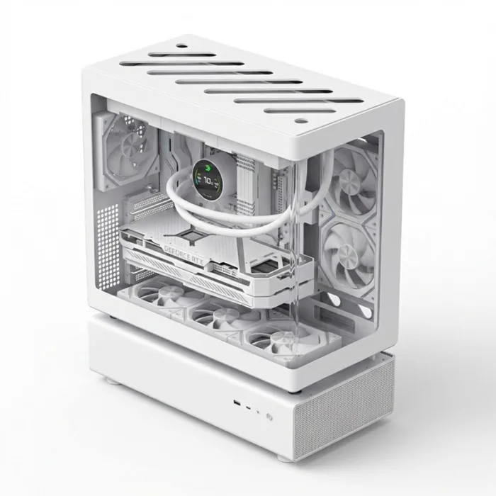 ordenador gaming n80 white rgb i5 14600k/32 ddr5/1tb nvme/wifi/ref.liq/800w