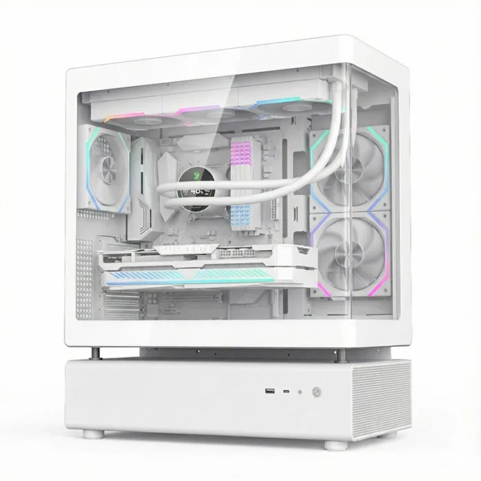 ordenador gaming n80 white rgb i5 14600k/32 ddr5/1tb nvme/wifi/ref.liq/800w/w11pro