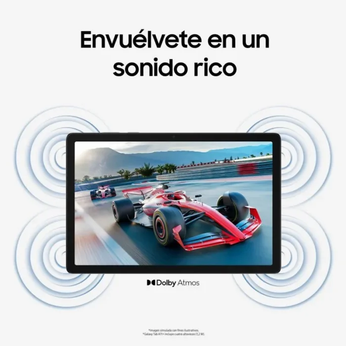 tablet samsung 11 tab a11+ smx230 6gb/128gb/wifi android grey