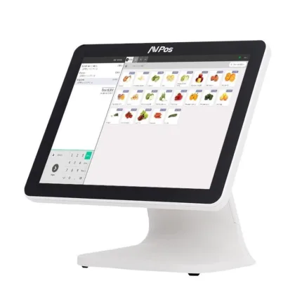 tpv avpos k5000 plus 15 aluminio intel i7/8gb/128gb/lan 1000/wifi/multim 3yr gar/2�pantalla/w11pro white