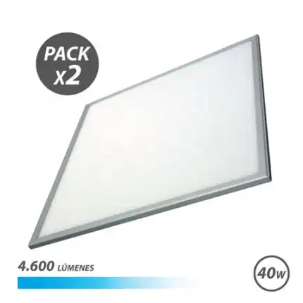 Pantalla LED doble, bajo consumo, excelente iluminación para espacios comerciales y oficinas en Canarias.