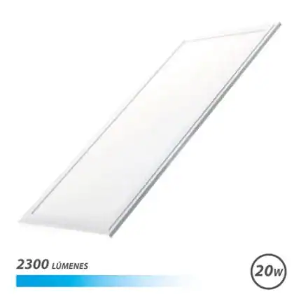 Luz LED empotrada de 20W, ahorro de energía, 2300 lúmenes, ideal para iluminación moderna y eficiente.