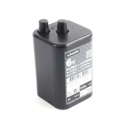 Batería de 6V para dispositivos electrónicos, sistemas de seguridad y alarmas, ideal para aplicacion.