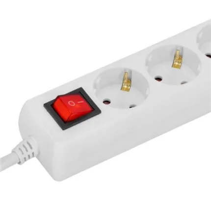 base multiple 3 tomas con interruptor + usb + tipo c elbat