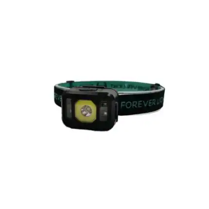 Lámpara LED con cinta para camping y senderismo, ideal para actividades al aire libre y emergencias.