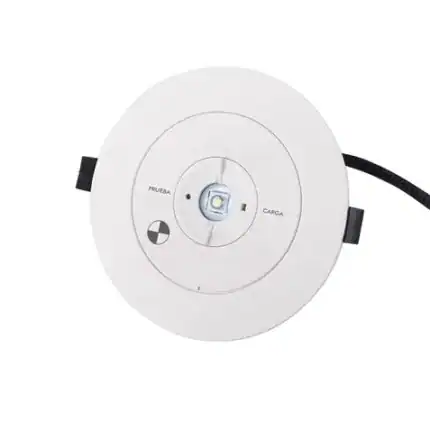 Cargador inalámbrico circular para teléfonos y gadgets, compatible con carga rápida y diseño compact.