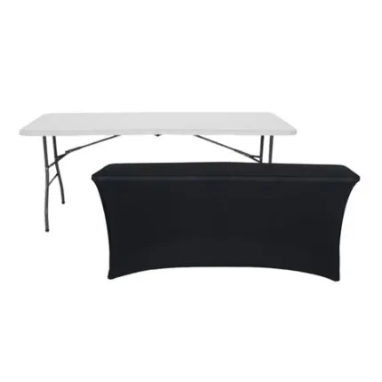 funda para mesa de resina 152x70x74cm negra sungarden