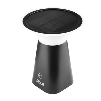 lampara solar recargable 3w 185lm elbat