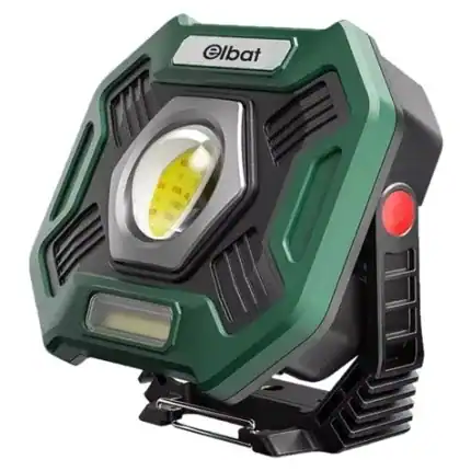 Puntero láser portátil Elbat para medición y nivelación en construcción y bricolaje.