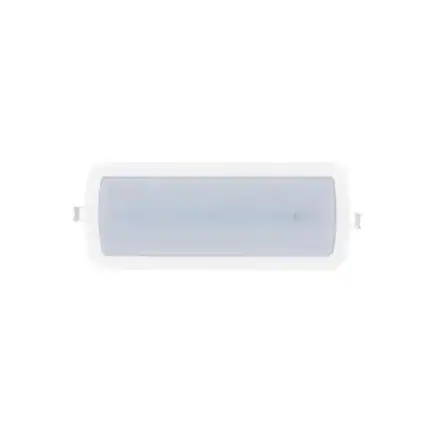 Lámpara LED de oficina blanca, iluminación eficiente para espacios de trabajo y estudio.