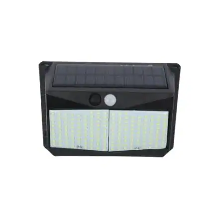 Lámpara solar LED con sensor de movimiento para exteriores, energía solar, iluminación eficiente y e.