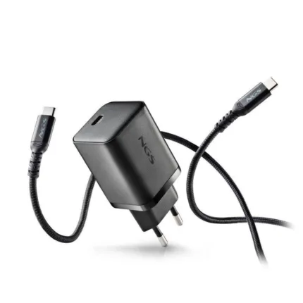 cargador de portatil acer ngs bud gan usb c 65w 4 conectores + cable 1.5m usb c black