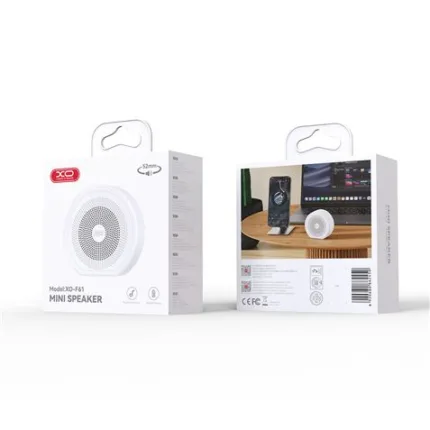 altavoz bluetooh sobremesa 3w blanco f61 xo