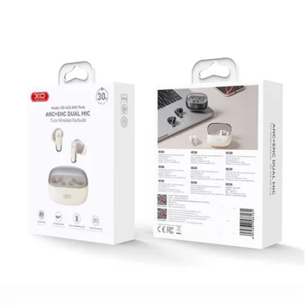 auriculares tws bluetooth con cancelacion ruido g42 beige xo