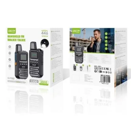 pack 2 walkie talkie genx 446mhz 3km